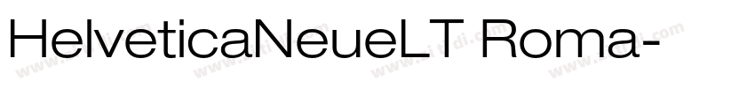 HelveticaNeueLT Roma字体转换